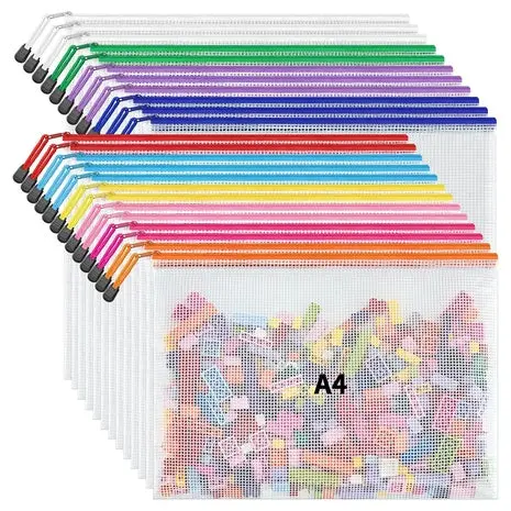 24 Zipper Mesh Pouches 1