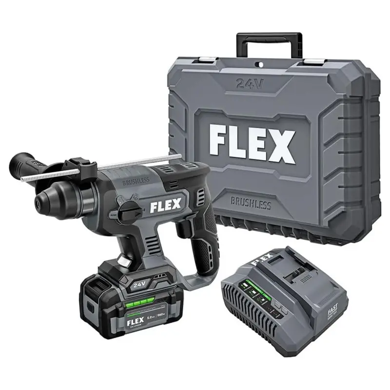 24V Brushless Cordless 7/8" Sds Plus 1.3 Ft-Lbs Torque Rotary Hammer Kit 1