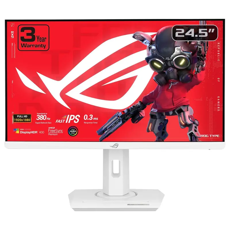 25" Asus Rog Strix Fhd 360Hz 0.3Ms Hdr Ips Freesync Gaming Monitor 1