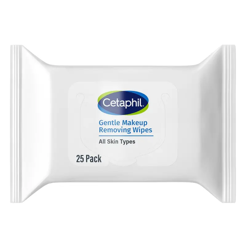 25-Count Cetaphil Unscented Gentle Makeup Removing Wipes 1