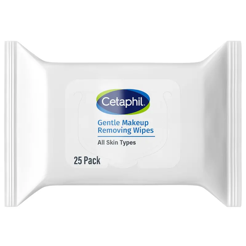 25-Count Cetaphil Unscented Gentle Makeup Removing Wipes 1