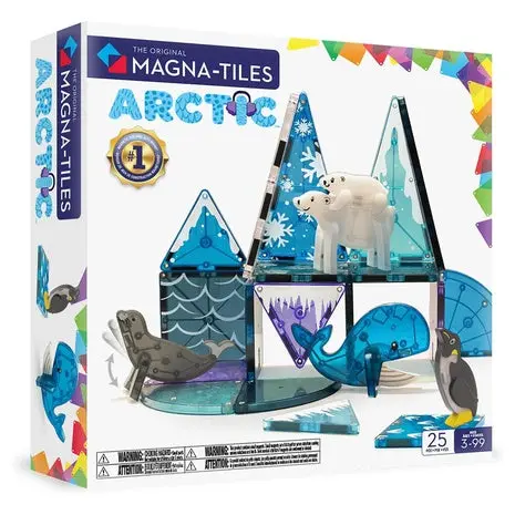 25-Piece Magna-Tiles Arctic Animals Magnetic Construction Set 1