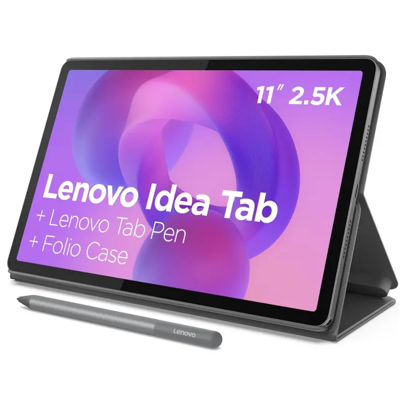 256Gb Lenovo Idea Tab 11" 2.5K College Tablet + Tab Pen + Folio Case 1