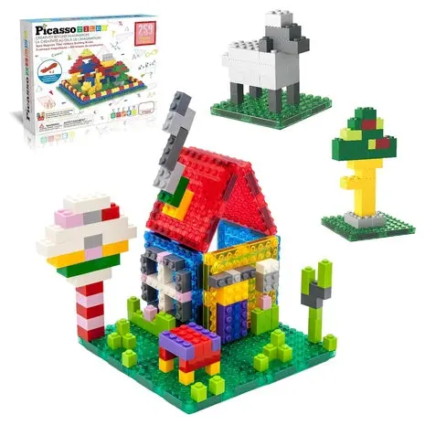 259-Piece Picassotiles Brick & Magnetic Tiles Building Set 1