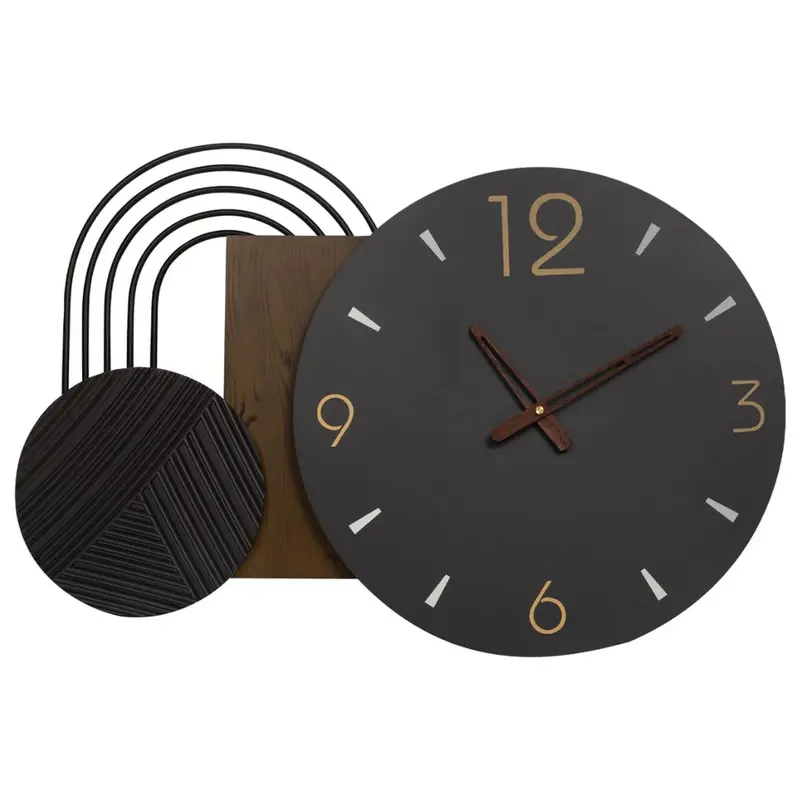 26" X 18" Battery Operated Retro Style Modern Wall Clock (Various) 1