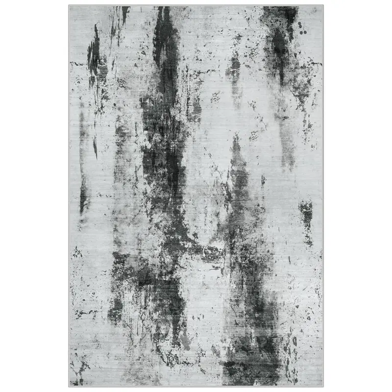 2'6" X 8' (Runner) Modern Abstract Living Room Rug 1
