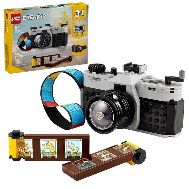 261-Piece Lego 31147 3-In-1 Creator Retro Camera Toy 1