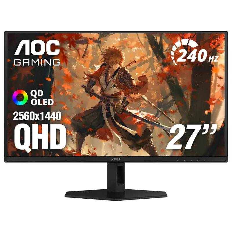 27" Aoc Wqhd 240Hz 0.03Ms Qd-Oled Freesync Monitor 1