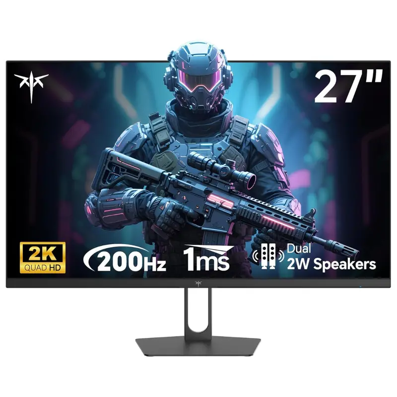 27" Ktc Wqhd 210Hz 1Ms Hdr Ips Freesync And G-Sync Compatible Gaming Monitor 1