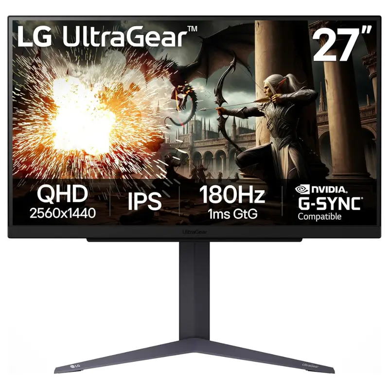 27" Lg Ultragear Wqhd 180Hz 1Ms Hdr Ips Freesync And G-Sync Compatible Gaming Monitor 1