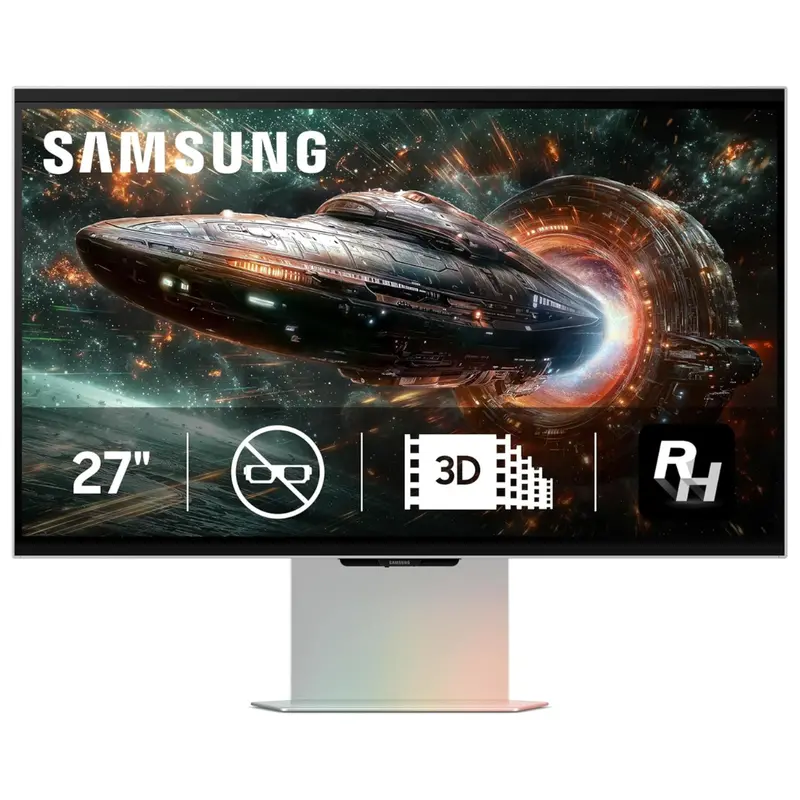 27" Samsung Odyssey 3D G90xf 4K Uhd 165Hz 1Ms Oled Freesync And G-Sync Compatible Monitor 1