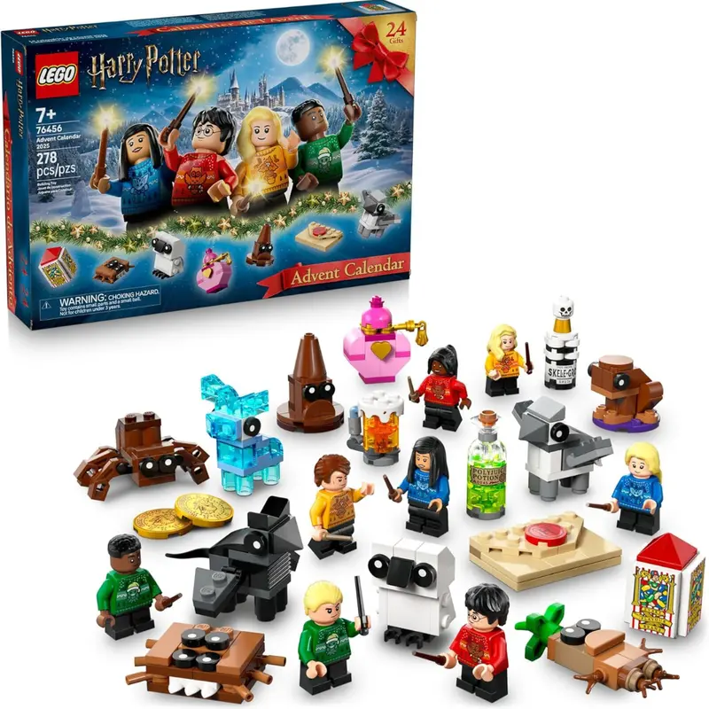 278-Piece Lego Harry Potter Advent Calendar 2025 W/ 8 Minifigures (76456) 1
