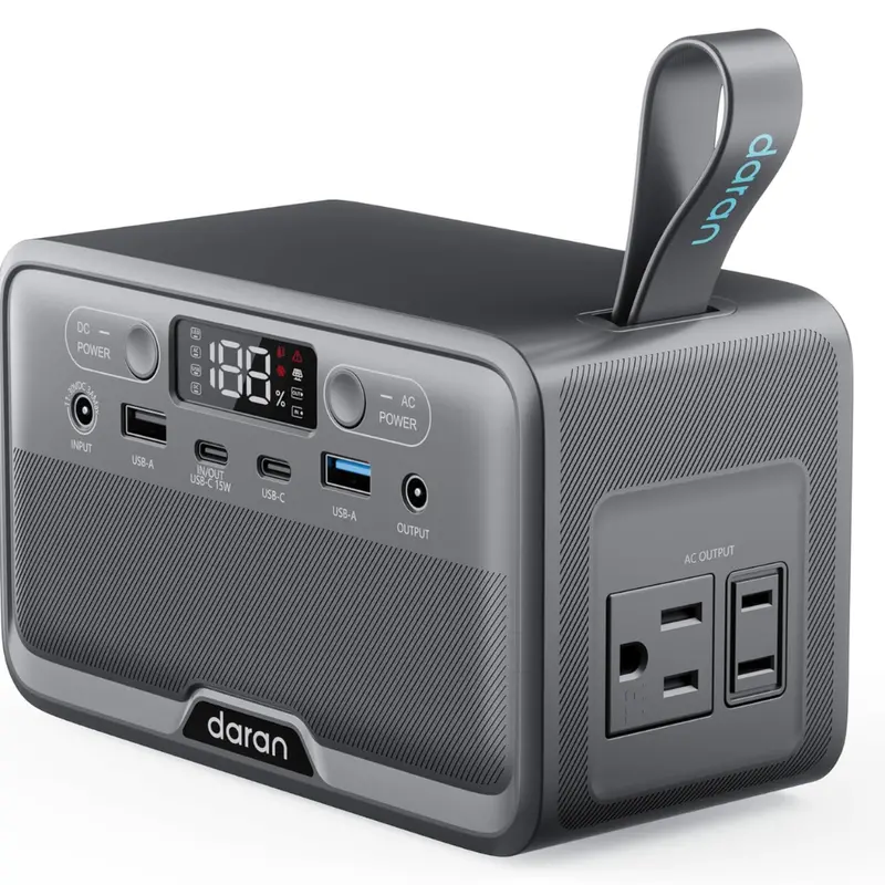 28,000Mah 100W Portable Solar Power Station W/ Ac Outlets 1
