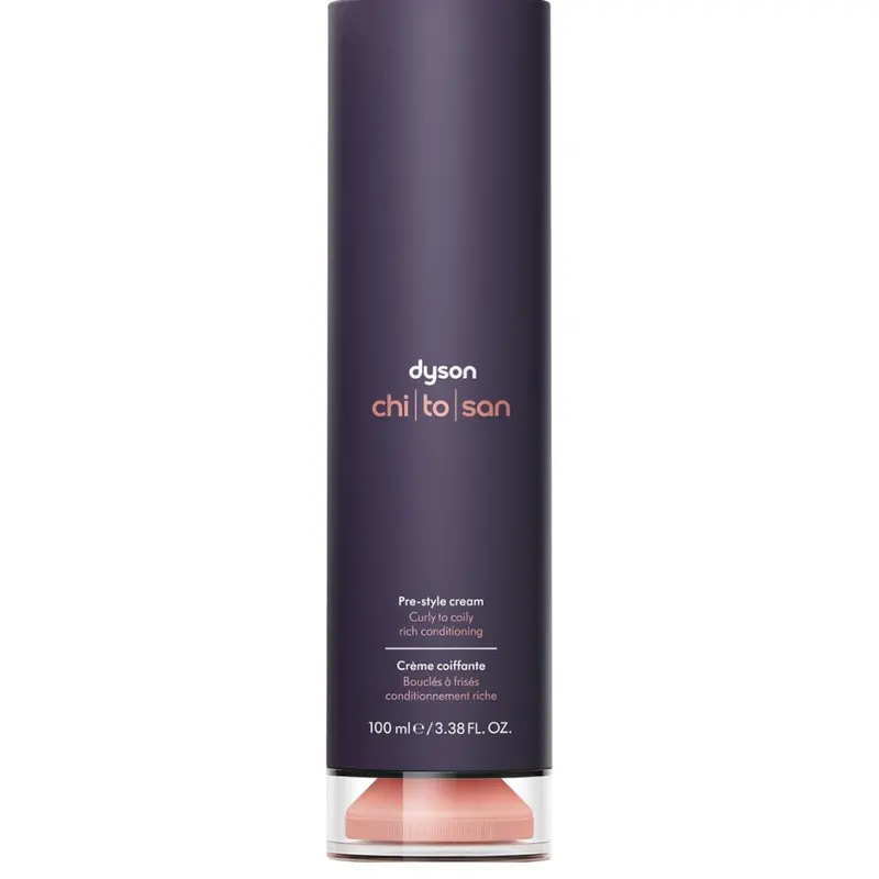 3.38-Oz Dyson Chitosan Pre-Style Cream Curly To Coily Rich Conditioning 1