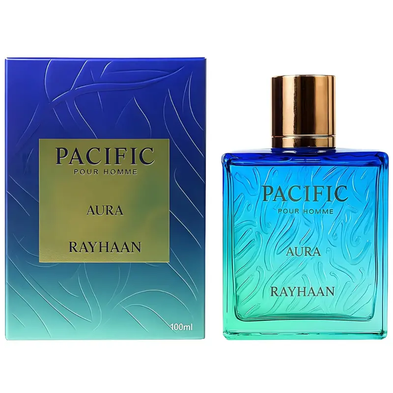 3.38Oz Rayhaan Pacific Aura Eau De Parfum Spray For Men 1