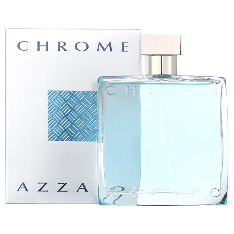 3.4 Oz Azzaro Chrome Eau De Toilette, Cologne For Men 1