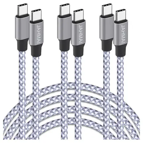3 6Ft 60W Usb-C To Usb-C Braided Cables 1