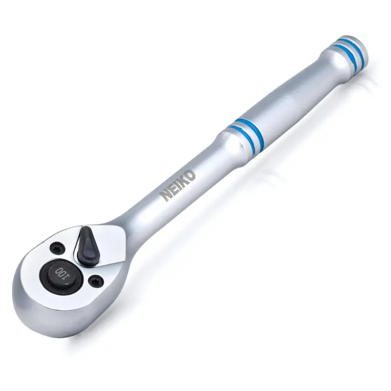 3/8" 100-Tooth Reversible 3.6 Degree Swing Ratchet Wrench 1