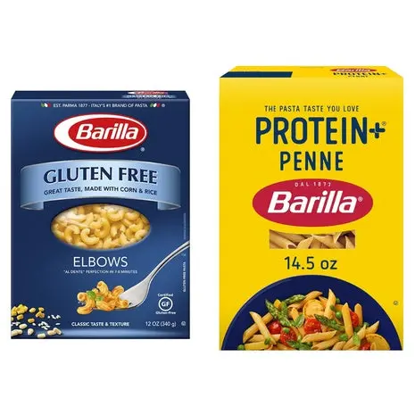 3 Boxes Barilla Gluten Free Elbows, Spaghetti & Protein Penne Pasta On Sale 1