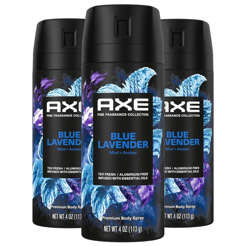 3-Count 4Oz Axe Men's Fine Fragrance Collection Premium Deodorant 1