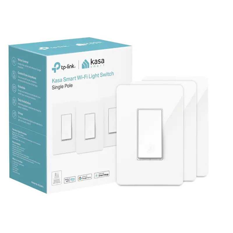 3-Count Tp-Link Kasa Smart Wi-Fi Light Switch 1
