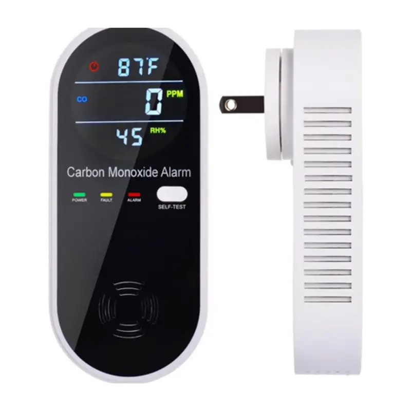 3-In-1 Carbon Monoxide Detector Plug In Wall 1