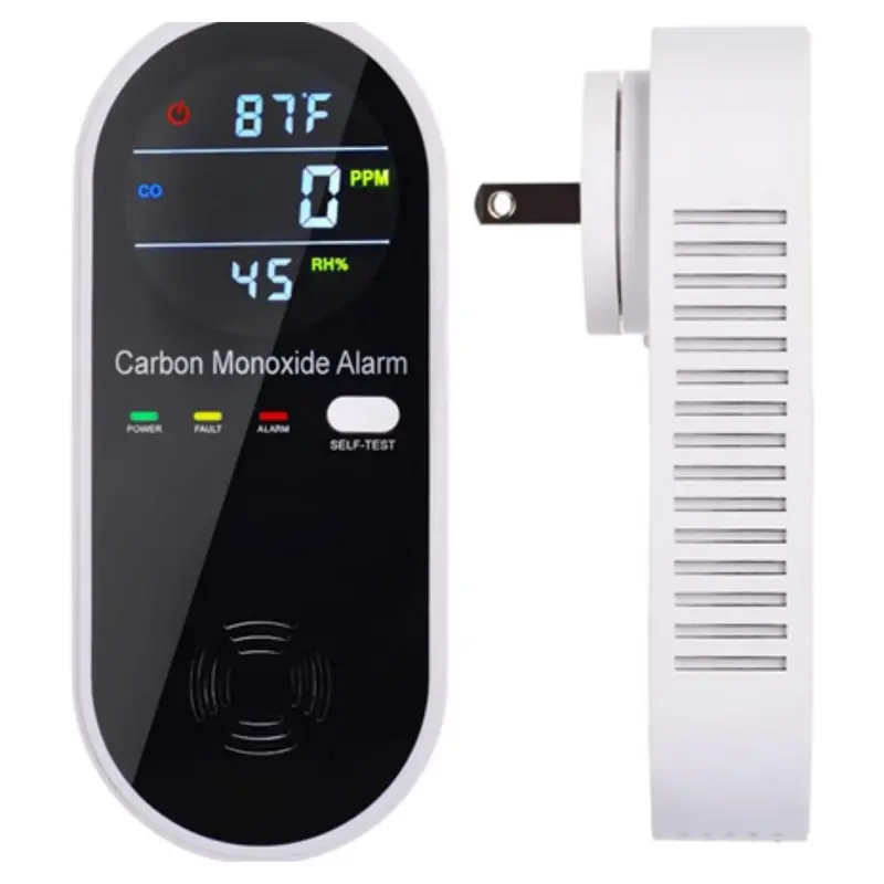 3-In-1 Carbon Monoxide Detector With Temperature & Humidity Display 1