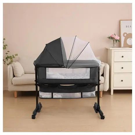3-In-1 Convertible Bassinet With 360° Swivel Wheels 1
