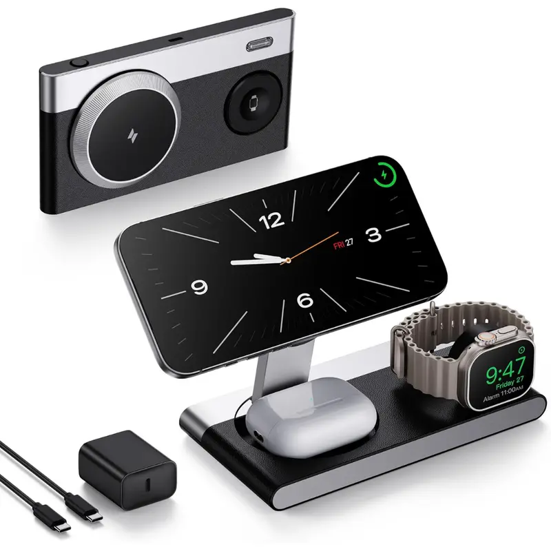 3-In-1 Foldable Magnetic Wireless Charging Station 1