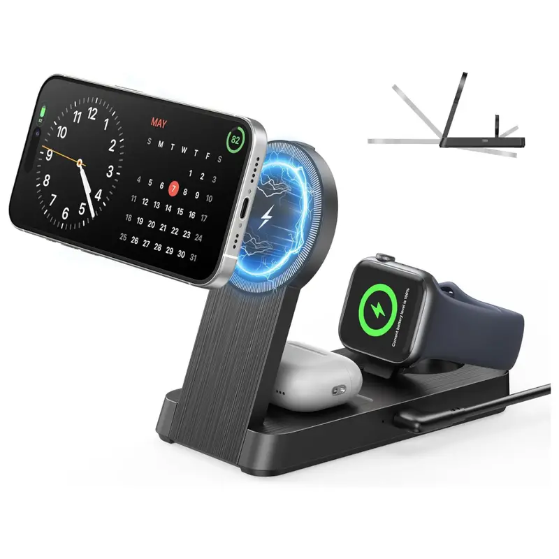 3 In 1 Magnetic Wireless Charging Station 1