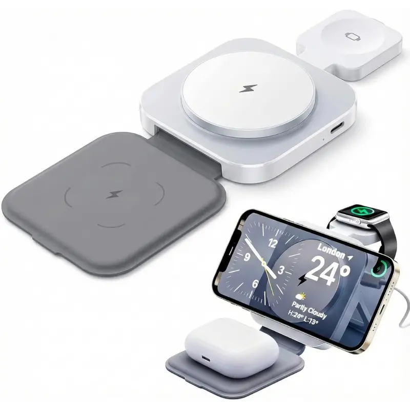 3 In 1 Upgraded Foldable Wireless Charging Station 1
