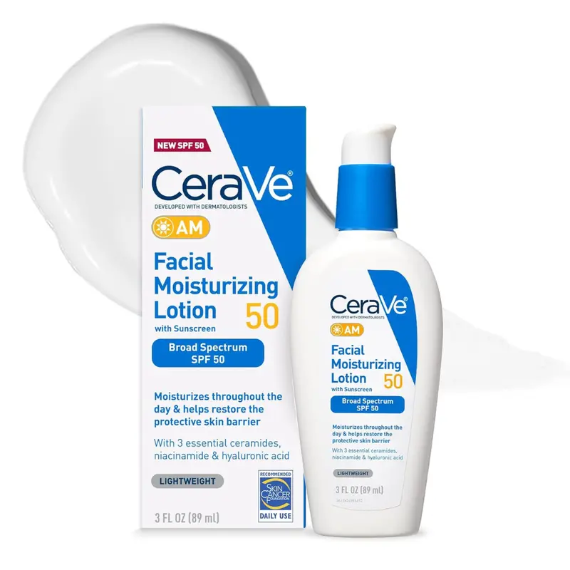 3-Oz Cerave Am Facial Moisturizing Lotion (Spf 50) 1