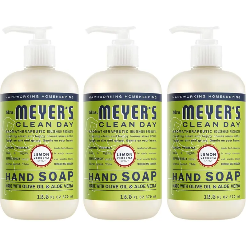 3-Pack 12.5-Oz Mrs. Meyer's Clean Day Liquid Hand Soap Bottle (Lemon Verbena) 1