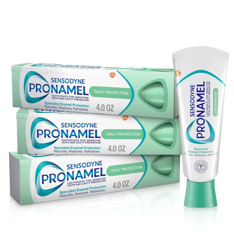 3-Pack 4-Oz Sensodyne Pronamel Daily Protection Enamel Toothpaste 1