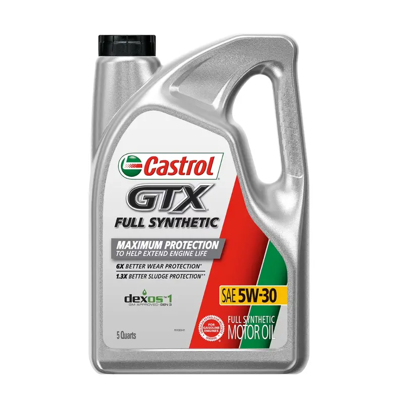 3-Pack 5 Quarts Castrol Gtx Full Synthetic 5W-30 Motor Oil 1
