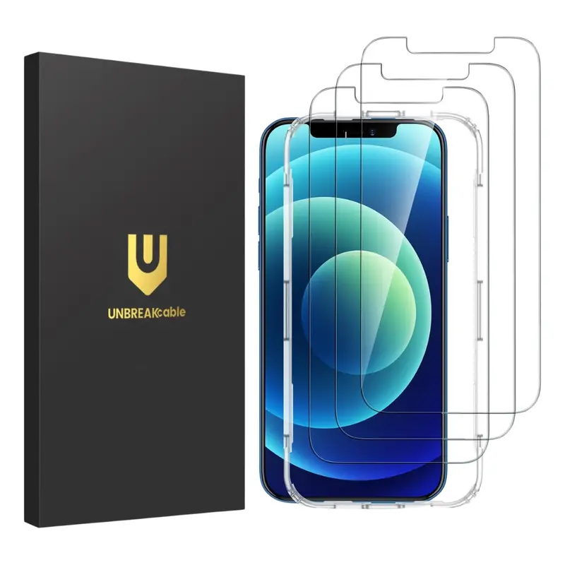 3-Pack 6.1" Tempered Glass Screen Protector For Iphone 12 & 12 Pro 1