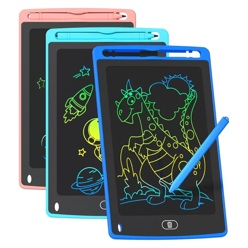 3-Pack 8.5" Kids Lcd Doodle Board Writing Tablet 1
