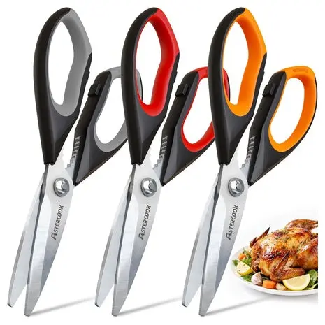 3-Pack Astercook Kitchen Scissors 1
