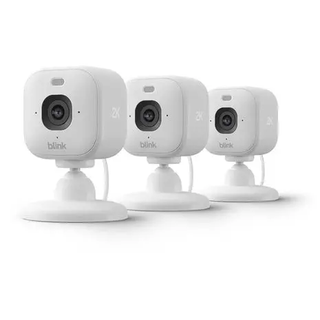 3-Pack Blink Mini 2K+ Plug-In Security Cameras 1
