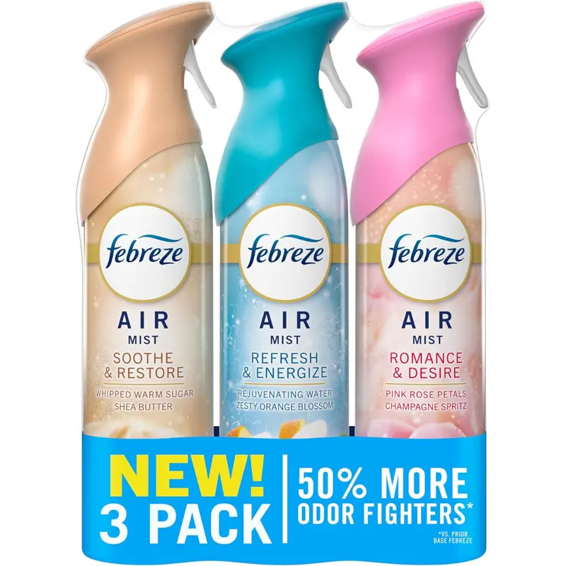 3-Pack Febreze Air Freshener Spray (Mood Mix) 1