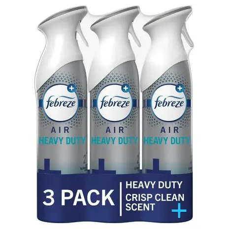 3-Pack Febreze Heavy Duty Air Mist Spray 1