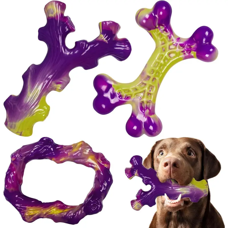 3-Pack Frienhund Tough Dog Toys For Aggressive Chewers (Various) 1