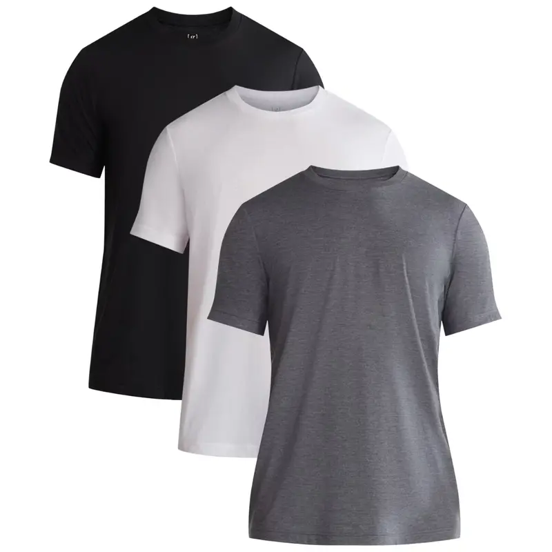3-Pack George Men's Classic Fit Crewneck Tee With Short Sleeves 1