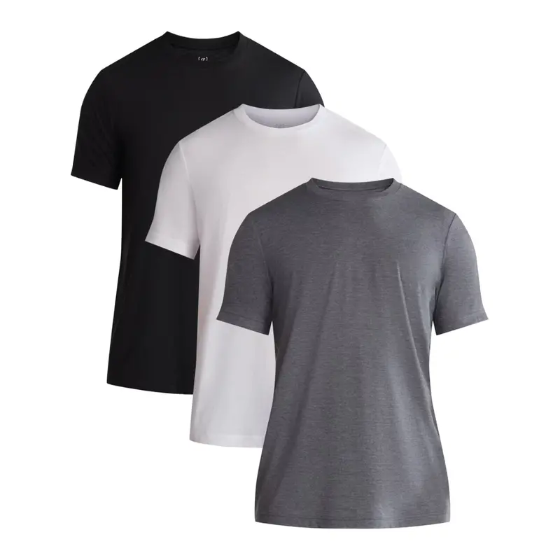 3-Pack George Men's Crewneck Tee With Short Sleeves 1