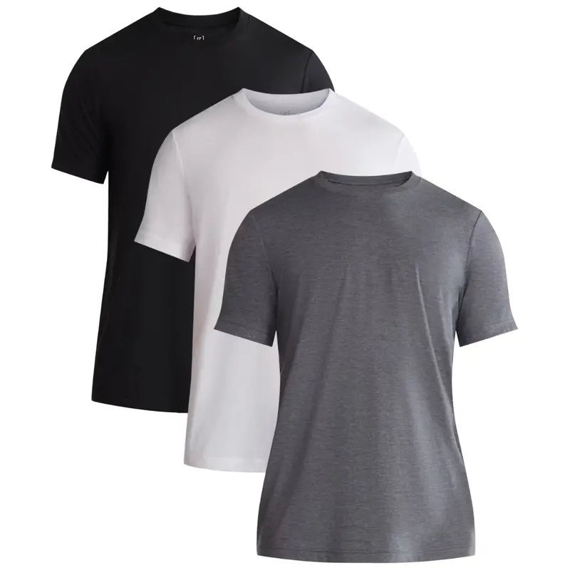 3-Pack George Men's Crewneck Tee With Short Sleeves 1