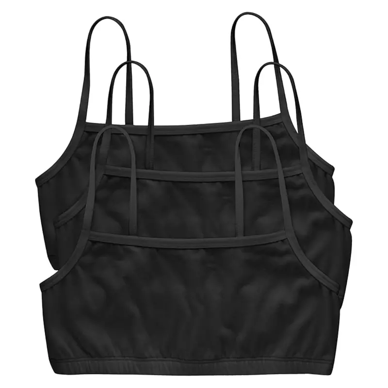 3-Pack Hanes Women's String Cotton Bralette 1