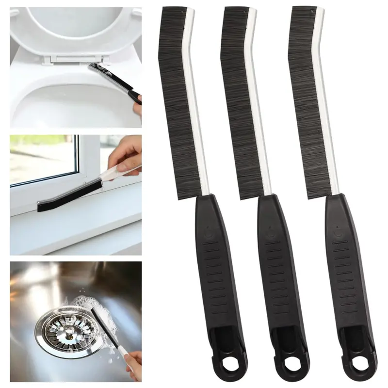 3-Pack Hard Bristle Grout Cleaner Brush 1