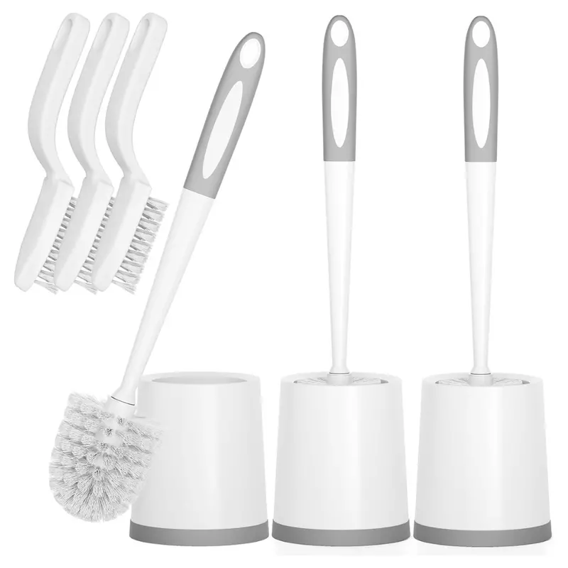 3-Pack Holaloha Toilet Bowl Brushes Set With Holders 1