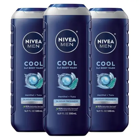 3-Pack Nivea Men 3-In-1 Body Wash 1