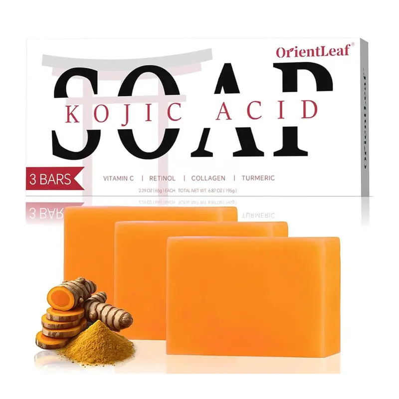 3-Pack Orientleaf Kojic Acid Soap Bars 1